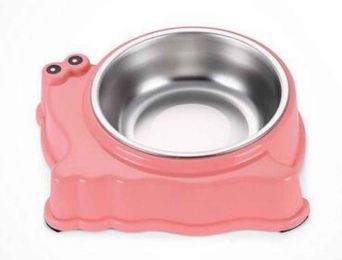 Stainless Steel Pet Bowls with Non Spill Skid Resistant Silicone Mat [C]