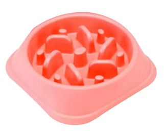 Slow Feed Dog Bowl Fun Feeder Non-Slip Pet Bowl [B]