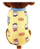 Pet Clothing Cute Puppies Dressed Spring Summer Clothing [Yellow]