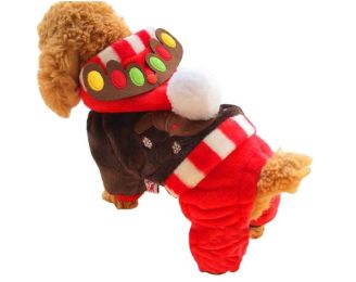 Christmas Series Pet Clothes Dog Apparel for Winter XS [L]