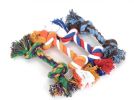 Set of 3 Pet Toys Pet Rope Toys For Small Dogs Teeth Cleaning [Blue]