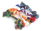 Set of 3 Pet Toys Pet Rope Toys For Small Dogs Teeth Cleaning [Brown]
