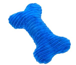Pet Toys Puppy Toys Just for Fun Plush Squeaky for Puppy Bone [Blue]