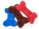 Pet Toys Puppy Toys Just for Fun Plush Squeaky for Puppy Bone [Red]