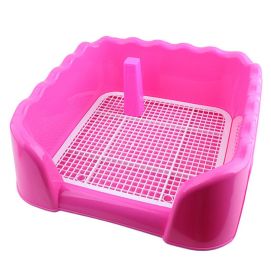 Healthy Puppy Dog Indoor Potty Training Holder Toilet Pad Potty Trays(S Size)