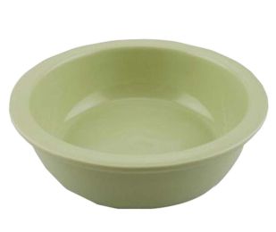 One Little Ceramic Feeding Pot/Pet Bowl/Dog Bowl/Cat Bowl For Food & Water 10x4.5CM (Green)