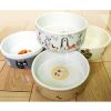 Porcelain Pets Puppy Food Water Bowls Dogs Bowls Cats Pet Supplies - Dog