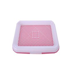 Dog Toilet Puppy Dog Pet Potty Patch Training Pad Pet Supplies 47 X 34 CM Pink