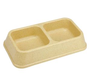 Pet Feeding Supplies Cat or Dog Food Bowl Bamboo Fiber