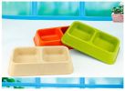 Pet Feeding Supplies Cat or Dog Food Bowl Bamboo Fiber #1