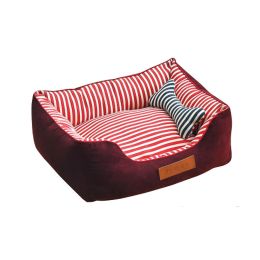 Detachable House Pet Mat Stylish Pet Bed Pet House Kennel,Pet Bolster Bed#G