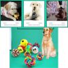 Durable Dog Toys Pet Toys Various Random Colors Cat Toys Balls Grind Teeth Training Balls, #A6