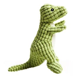 Durable Dog Toys Pet Toys Various Colors Grind Teeth Training Dinosaur Toy, Green