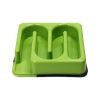 Food Slow Feed Bowl Dog Bowl Pet Bowl for Dogs Cats 9.4 x 9.4" Square Tunnel