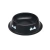 Stainless Steel Bone Pattern Round 7.4" Dog Bowl Pet Bowl for Dogs Cats