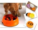 Pet Supplies Pet Bowl Dogs/Cats Bowl Slow Food Bowl Orange, Large