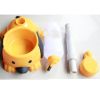 Pet kitten Puppy Adjustable Height Water Dispenser,Dog Water Bottle,YELLOW