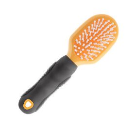 Antiskid Handle Cat Massage Brush Soft Comb Dog Brush Cat Brush YELLOW