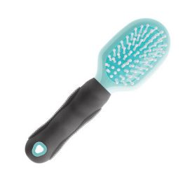 Antiskid Handle Cat Massage Brush Soft Comb Dog Brush Cat Brush GREEN