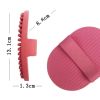 Pet Cleaning Supplies--Circular Rubber Grooming Brush,Cat/Dog Bathing Brush,PINK
