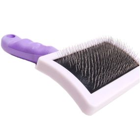 Long handle Stainless Steel Soft Comb Dog Brush Cat brush (Random Color)