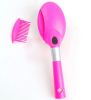 Soft Plastic Handle Massage Comb Pet Dog Brush Cat Brush Rose