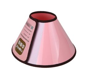Pet Wound Healing Elizabeth Protective Collar PINK, M