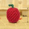 Set of 2 Knot Rope Dog Toys Pets Chew Toy (Cherry Pattern, Random Color)