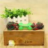 Set of 2 Multi-color Plastic Bone Style Pets Chew Toys Puppy Toy