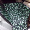 Waterproof Oxford Pet Car Seat Cover Dog Mat for Rear Single Seat, Green Stars