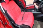 Waterproof Solid Color Single Seat Dog Car Seat Cover RED (21"Wx41"L)