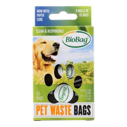 BioBag - Dog Waste Bags - Case of 12 - 45 Count