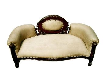 Mahogany French Dolat Pet Sofa