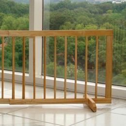 Step Over Pet Gate - Oak