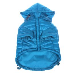 Lightweight Adjustable 'Sporty Avalanche' Pet Coat (Color: Blue, size: Extra Small)