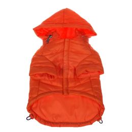 Lightweight Adjustable 'Sporty Avalanche' Pet Coat (Color: Orange, size: Extra Small)
