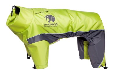 Touchdog Quantum-Ice Full-Bodied Adjustable and 3M Reflective Dog Jacket w/ Blackshark Technology (Color: Yellow, size: Extra Small)