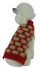 Fashion Weaved Heavy Knit Designer Ribbed Turtle Neck Dog Sweater