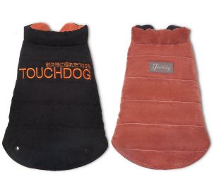 Touchdog Waggin Swag Reversible Insulated Pet Coat (Color: Rainbow, size: Extra Small)