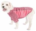 Pet Life  Active 'Warf Speed' Heathered Ultra-Stretch Sporty Performance Dog T-Shirt