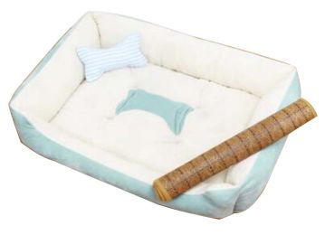 Comfortable Pet Beds, Ideal Pet Bed for Dogs & Cats within 11 Pounds (Color: Light Blue)