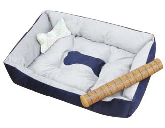 Comfortable Pet Beds, Ideal Pet Bed for Dogs & Cats within 11 Pounds (Color: Dark Blue)