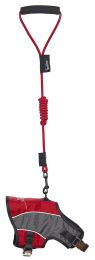 Touchdog Reflective-Max 2-in-1 Premium Performance Adjustable Dog Harness and Leash (Color: Red, size: Extra Small)