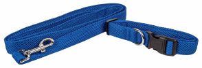 Pet Life  'Aero Mesh' 2-In-1 Dual Sided Comfortable And Breathable Adjustable Mesh Dog Leash-Collar