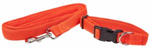 Pet Life  'Aero Mesh' 2-In-1 Dual Sided Comfortable And Breathable Adjustable Mesh Dog Leash-Collar