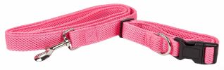 Pet Life  'Aero Mesh' 2-In-1 Dual Sided Comfortable And Breathable Adjustable Mesh Dog Leash-Collar