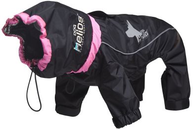 Helios Weather-King Ultimate Windproof Full Bodied Pet Jacket (Color: Black, size: Extra Small)