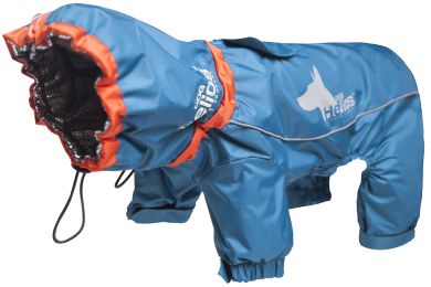 Helios Weather-King Ultimate Windproof Full Bodied Pet Jacket (Color: Blue, size: Extra Small)
